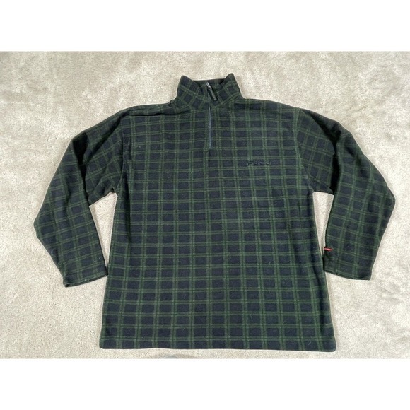 FUBU Other - FUBU Sweater Mens L Blackwatch 1/4 Zip Pullover Fleece Vintage 90s‎